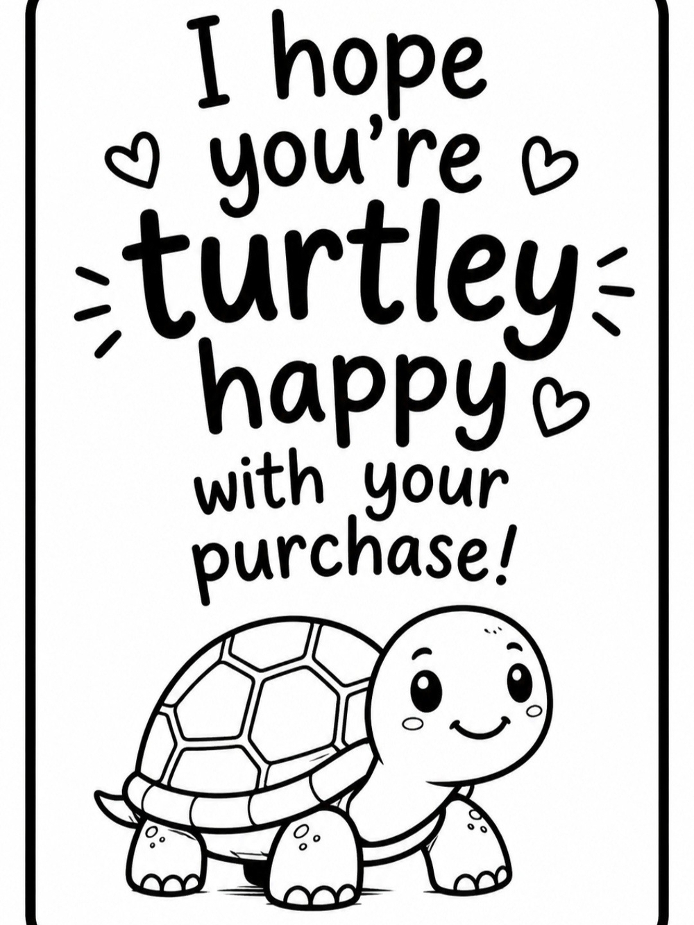 Turtley Happy Stickers Mock Up - Picture 3 of 4